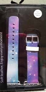 Apple watch band "galaxy" print 38mm NIB